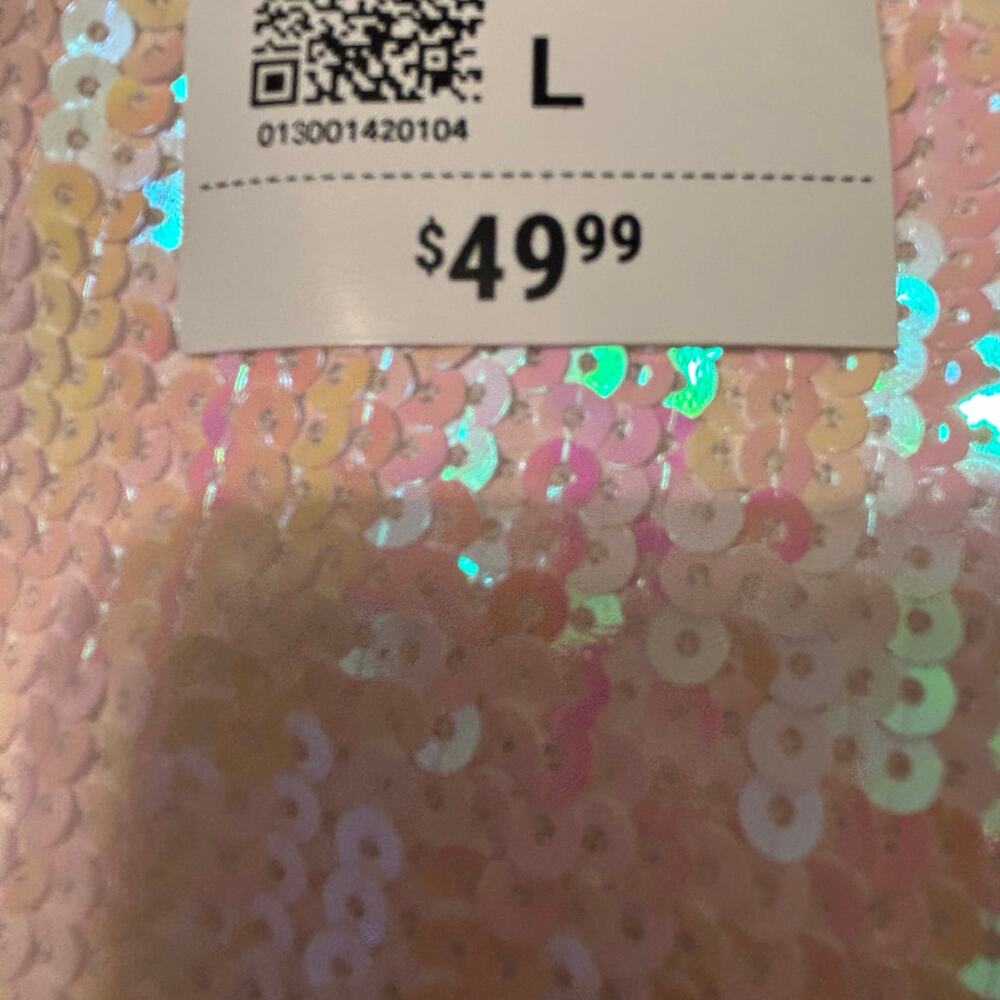 Forever 21 Sequin Hello Kitty Midi Dress - White and Pink - Picture 6 of 6